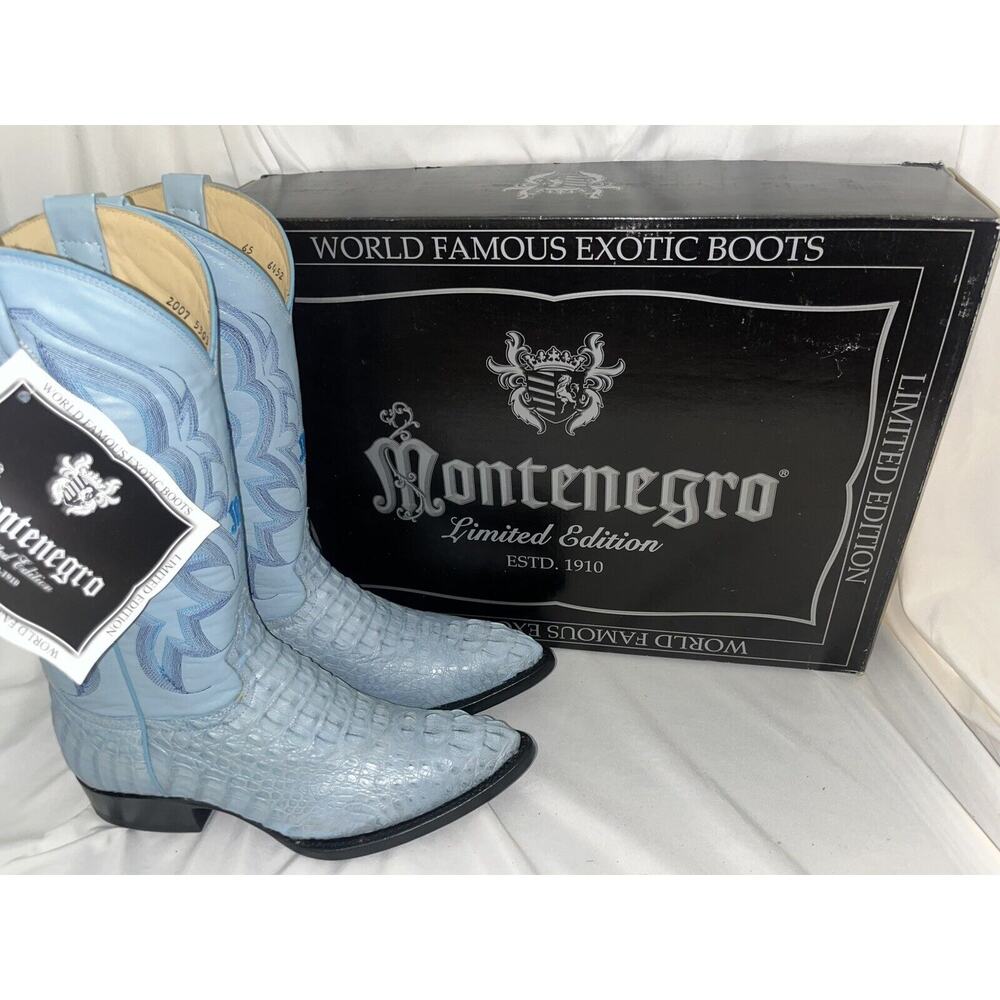 N.O.S.‎ ⭐ MONTENEGRO ⭐ HORNBACK ⭐WOMENS SZ 8⭐ CAIMAN ⭐ RARE ⭐ WESTERN⭐ BO…